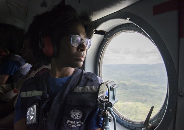 Dr. Marie-Roseline Bélizaire is a field coordinator for health workers who are part of the anti-Ebola effort in the Democratic Republic of Congo. She is an epidemiologist with the World Health Organization. (Lindsay Mackenzie/WHO)