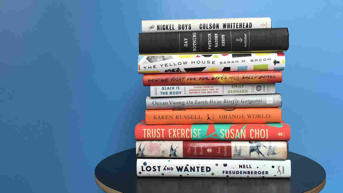 A stack of Maureen Corrigan's favorite books of 2019.
