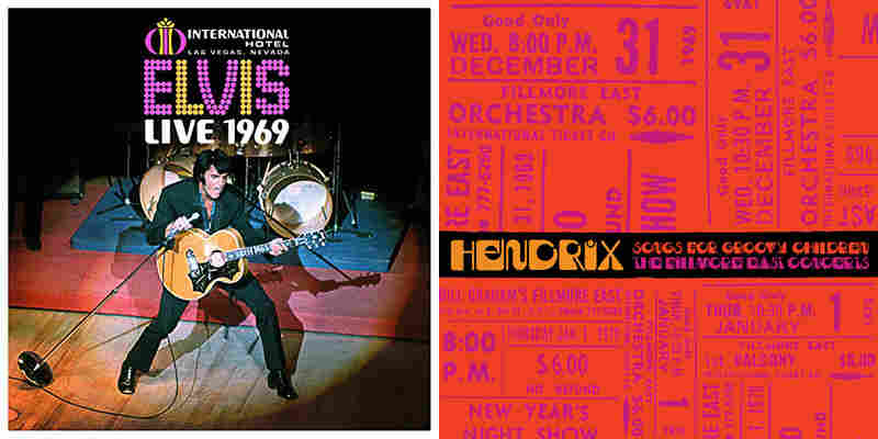 Elvis Presley, Elvis 1969 and Jimi Hendrix, Songs for Groovy Children
