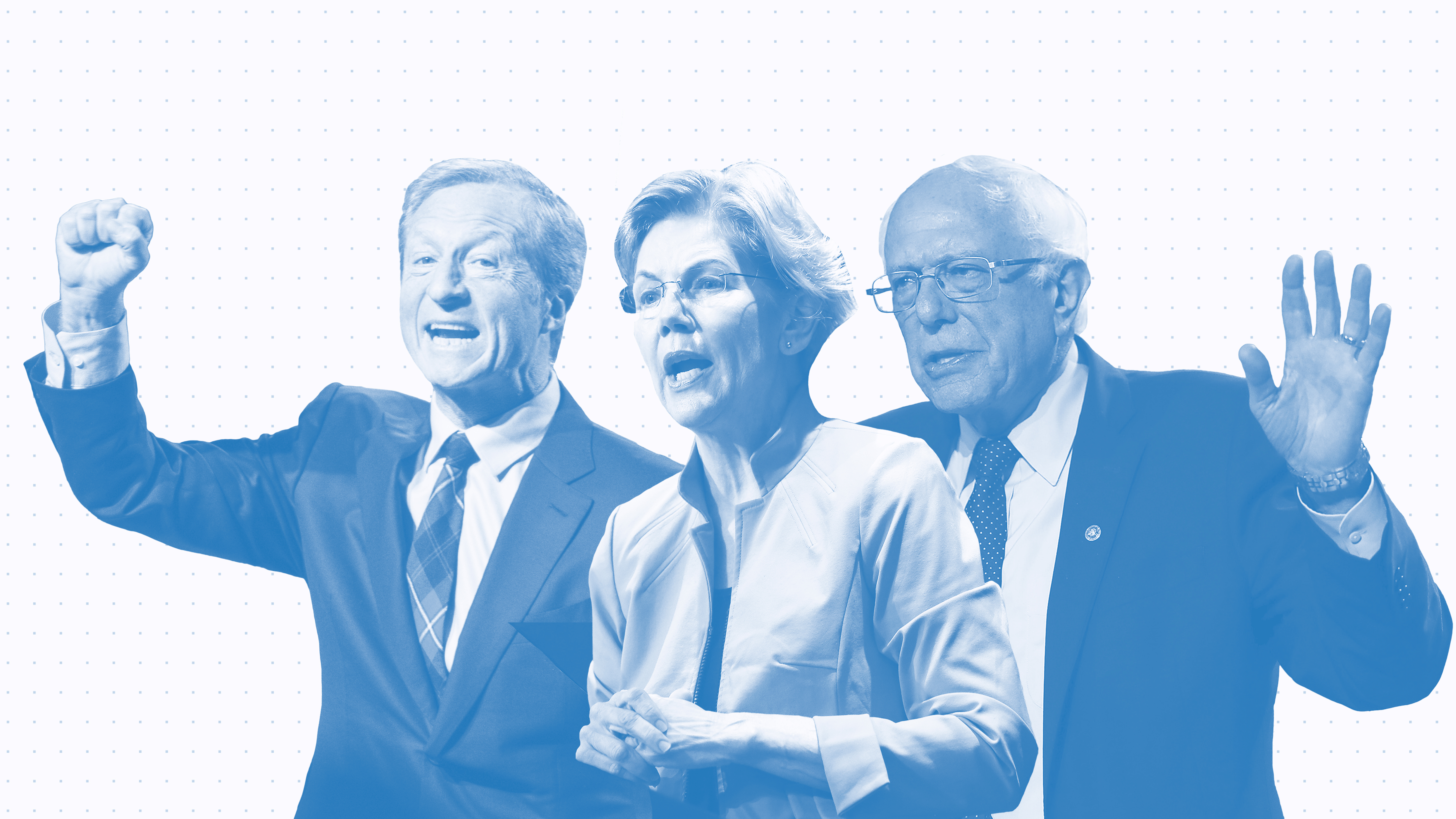 Issue Tracker: Tom Steyer, Elizabeth Warren, Bernie Sanders