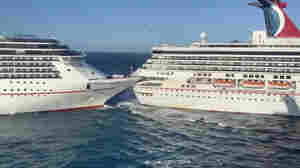 WATCH: Carnival Cruises Collide In Attempt To Dock Off Mexico