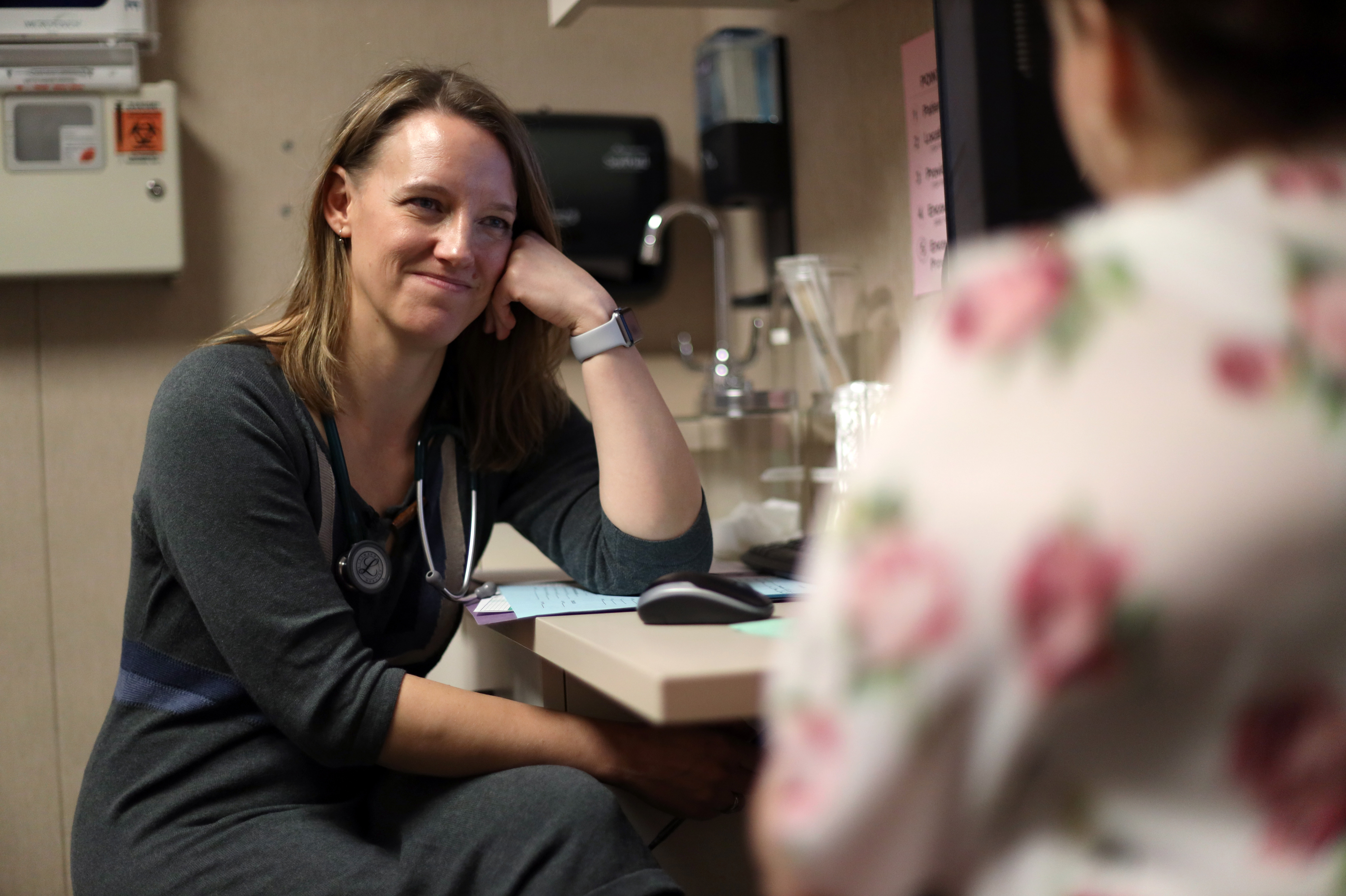 Dr. Angela Gatzke-Plamann is the only full-time physician in Necedah, Wis., and the only physician in Juneau County, Wis., who has the required training to prescribe the addiction medicine buprenorphine. (Wisconsin Watch for NPR)