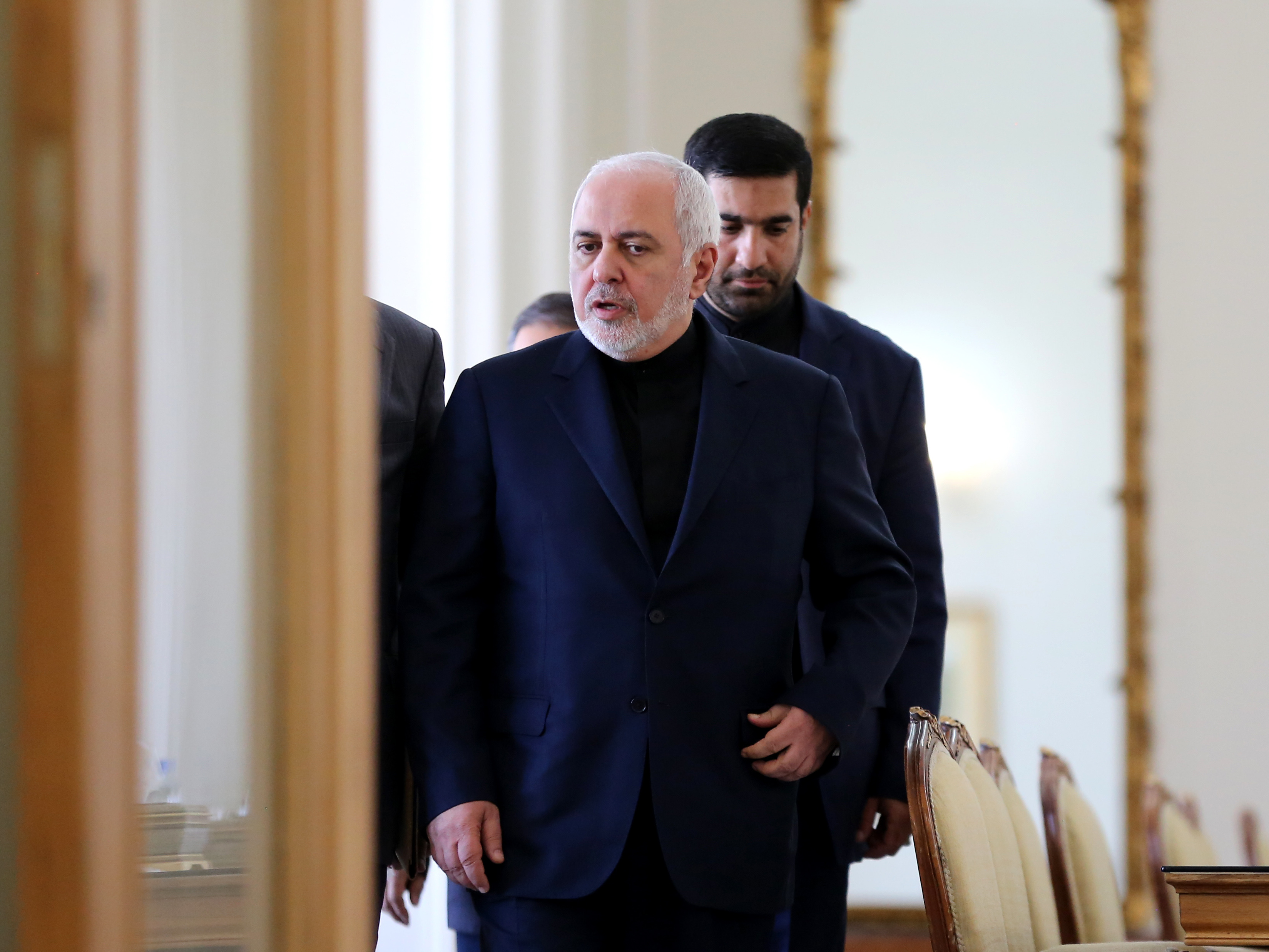 Iran announced Sunday that it will no longer limit its enrichment of uranium under the terms of the 2015 nuclear deal. Iranian Foreign Minister Mohammad Javad Zarif is seen here in Tehran in September 2019. (AFP via Getty Images)