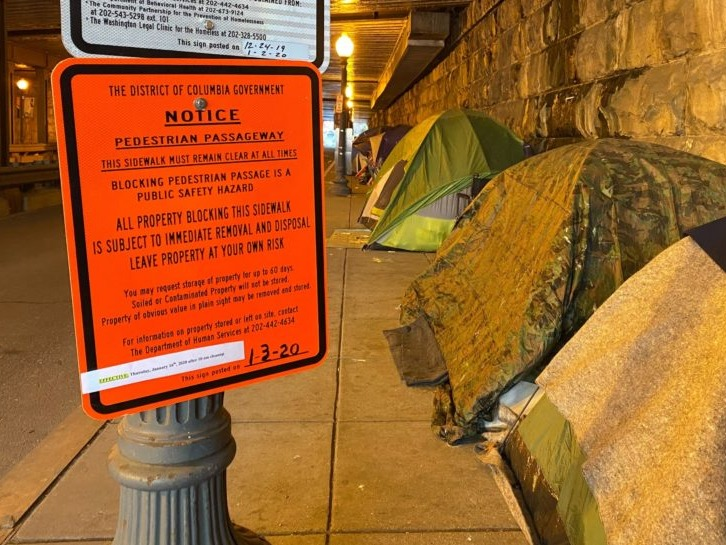 D.C. Says Homeless Encampments Will Be Permanently Cleared From Under