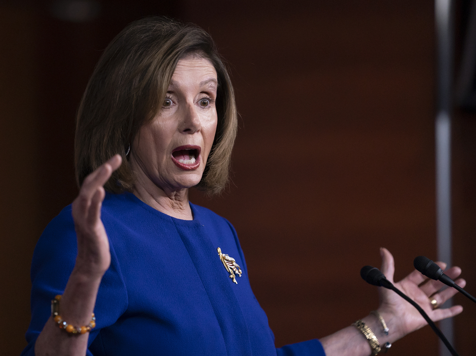 House Speaker Nancy Pelosi, D-Calif., is ending her weeks-long hold on the articles of impeachment, which will trigger the start of the Senate impeachment process. (J. Scott Applewhite/AP)