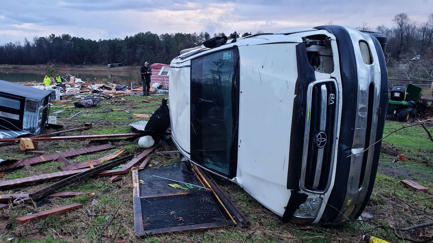 Deadly Storms Sweep Through Southern United States, Leaving At Least 9 Dead - NPR