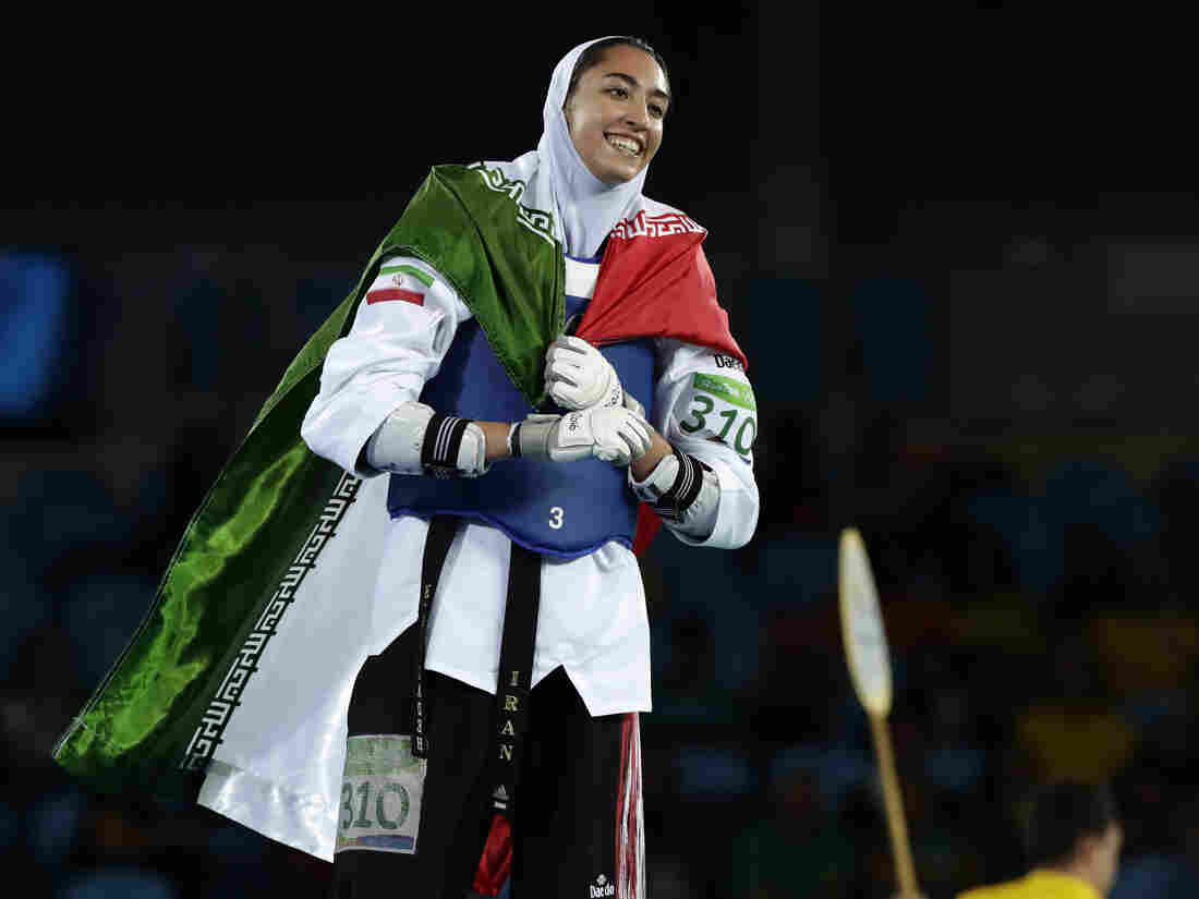 Westlake Legal Group ap_16232103039926-d07f2ccd696803b2fbd5e57325295e0f45c9c088-s1100-c15 Iran's Only Female Olympic Medalist Says She Has Defected