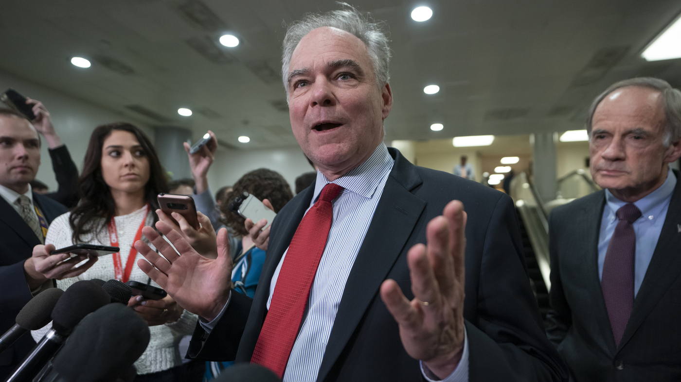 Tim Kaine Says He Has Votes To Pass Senate War Powers Resolution : NPR