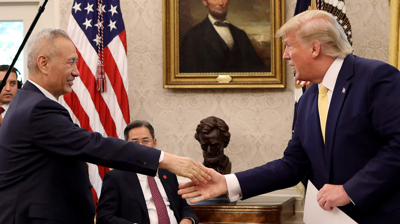 Trump To Sign 'Phase One' China Trade Deal, But Most Tariffs Remain In Place : NPR
