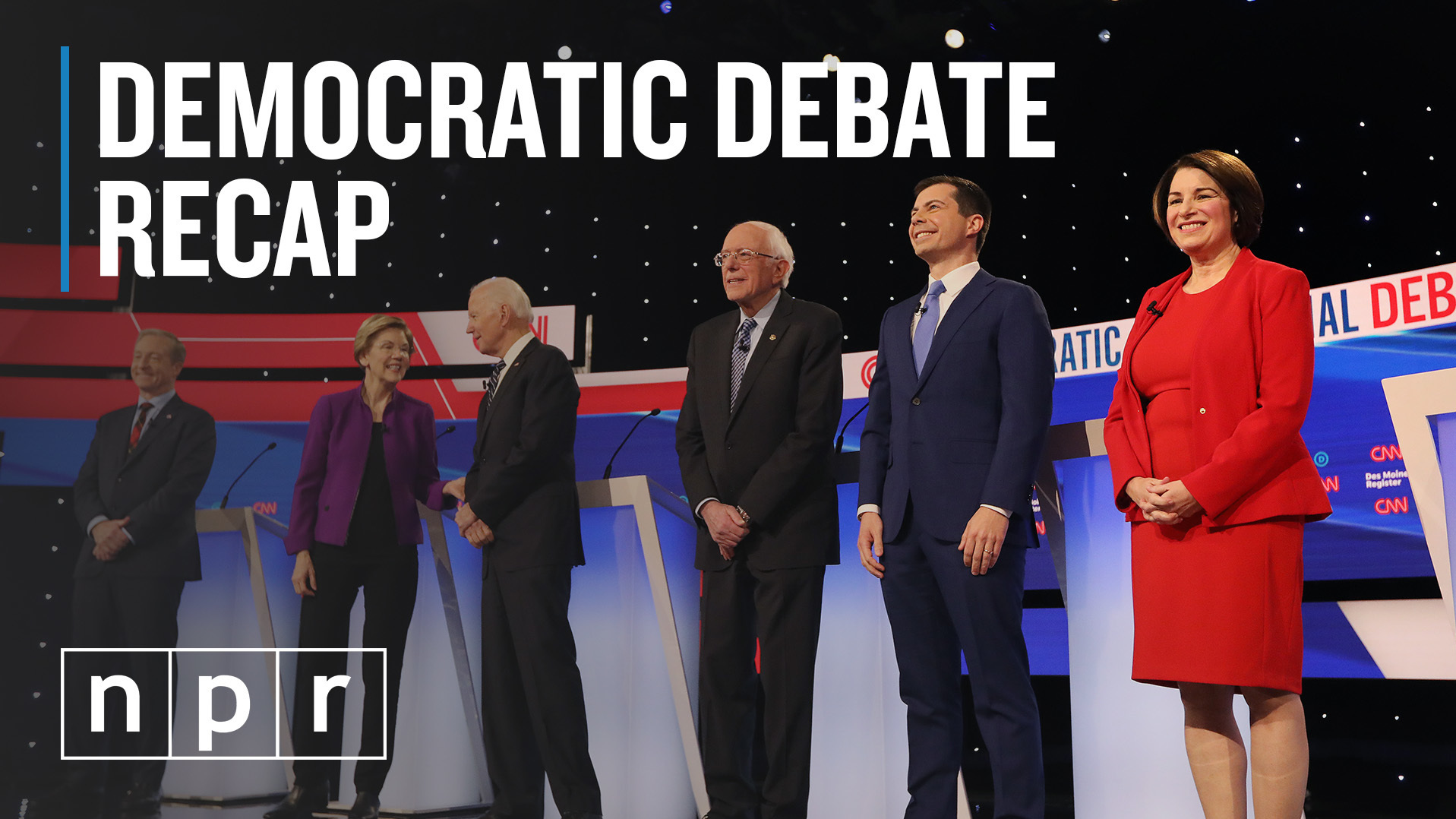 Recap Of Last Democratic Debate Before Iowa Caucuses Npr