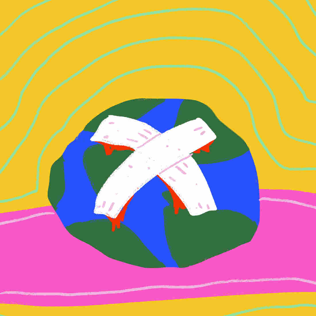 bandaged earth