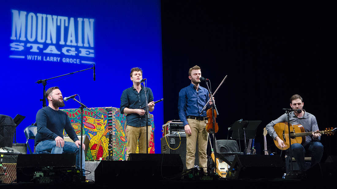Irish quartet The Jeremiahs perform at Mountain Stage.