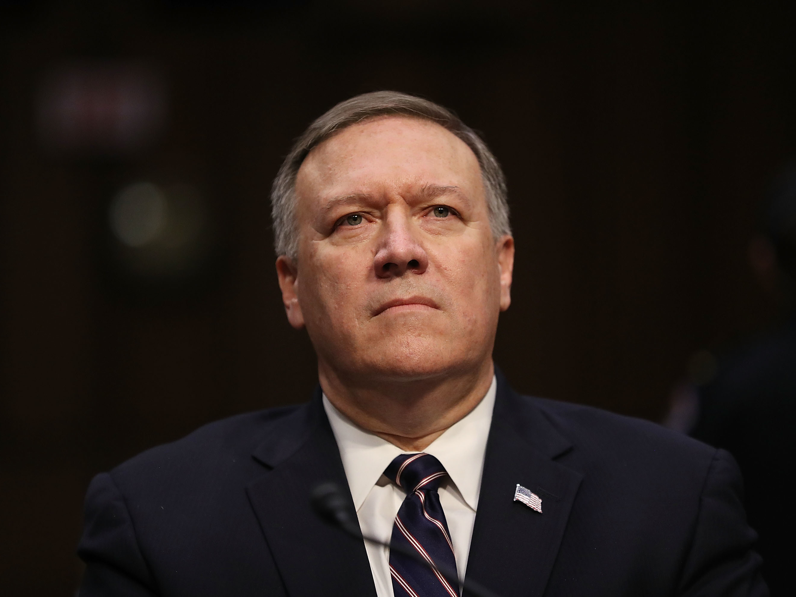 Mike Pompeo is accusing veteran NPR journalist Mary Louise Kelly of lying to him. NPR's senior leadership says it stands by Kelly's reporting on the secretary of state. (Getty Images)