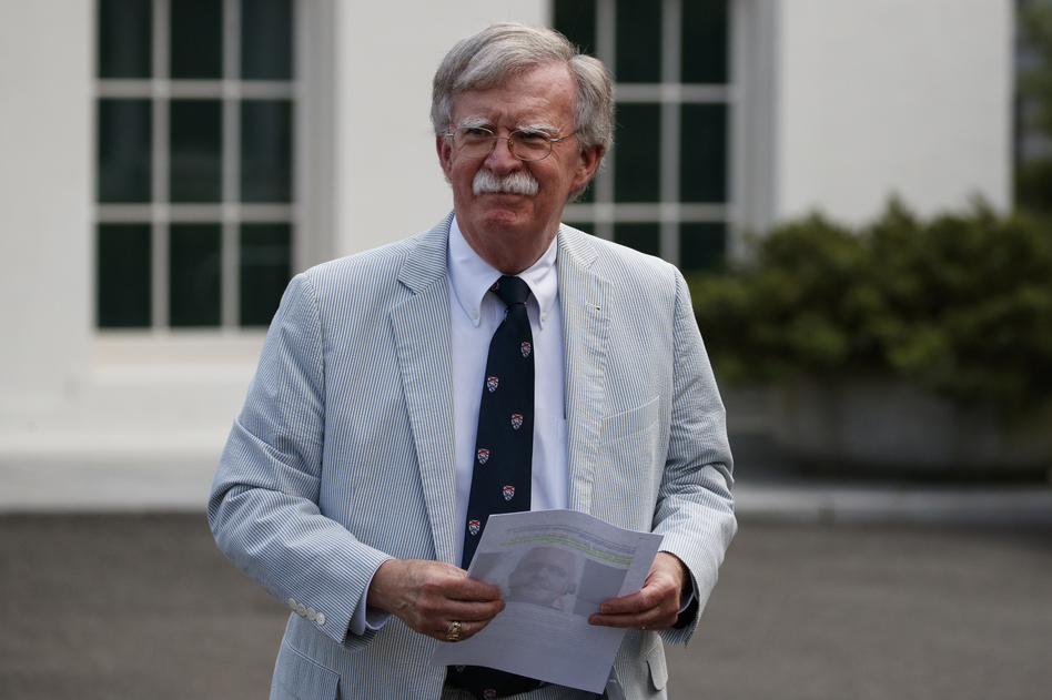 Then-National Security Adviser John Bolton at the White House in Washington, D.C., in July 2019. (Carolyn Kaster/AP)