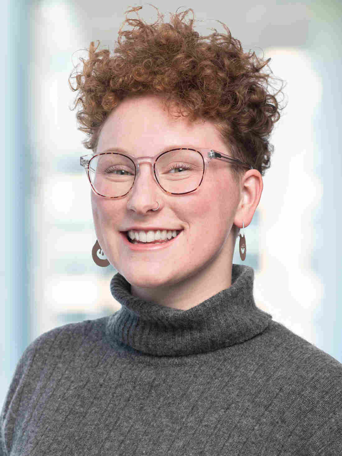 Emily Abshire, photographed for NPR, 22 January 2020, in Washington DC.