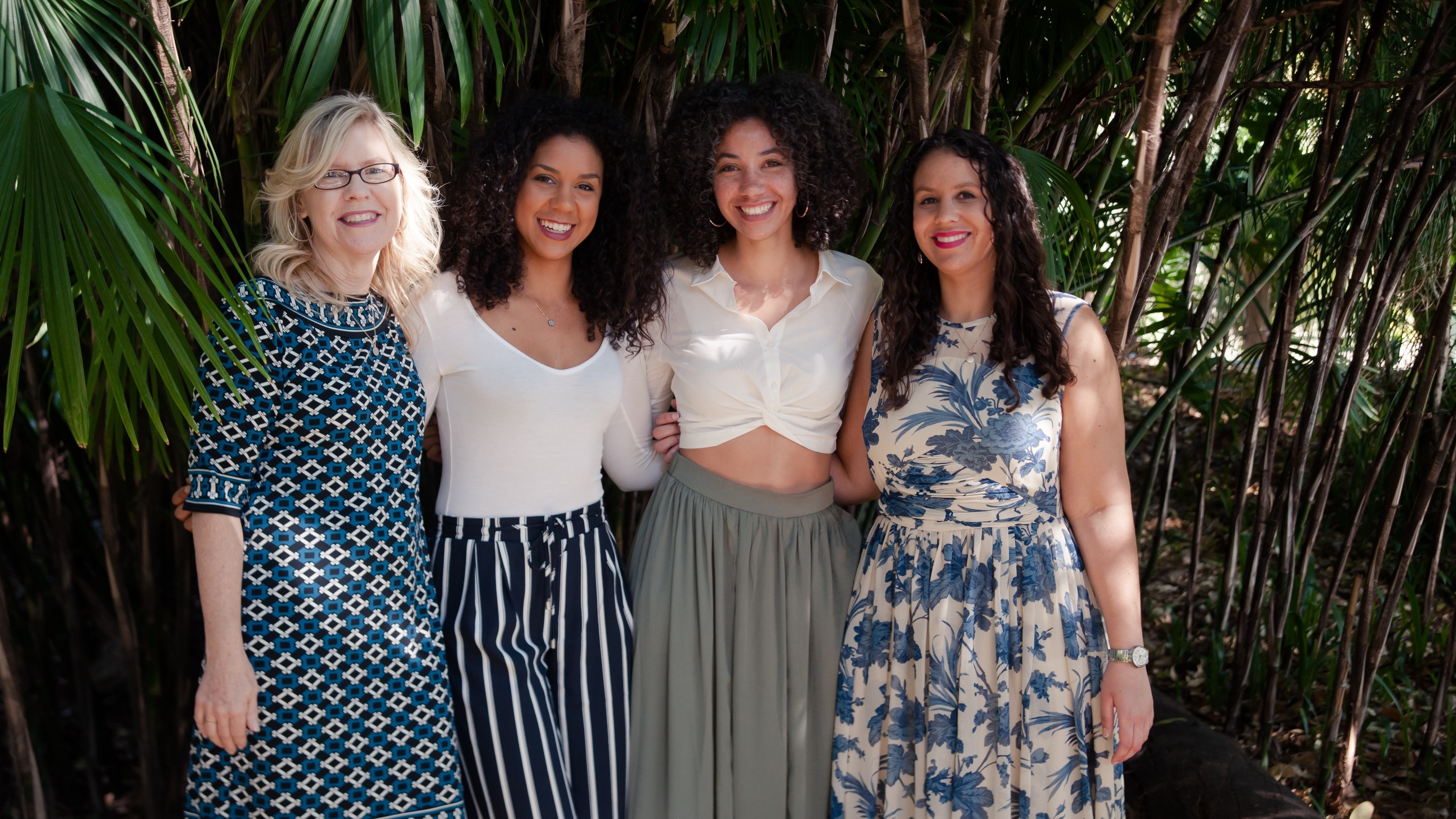 Author Susan Straight with her three daughters.