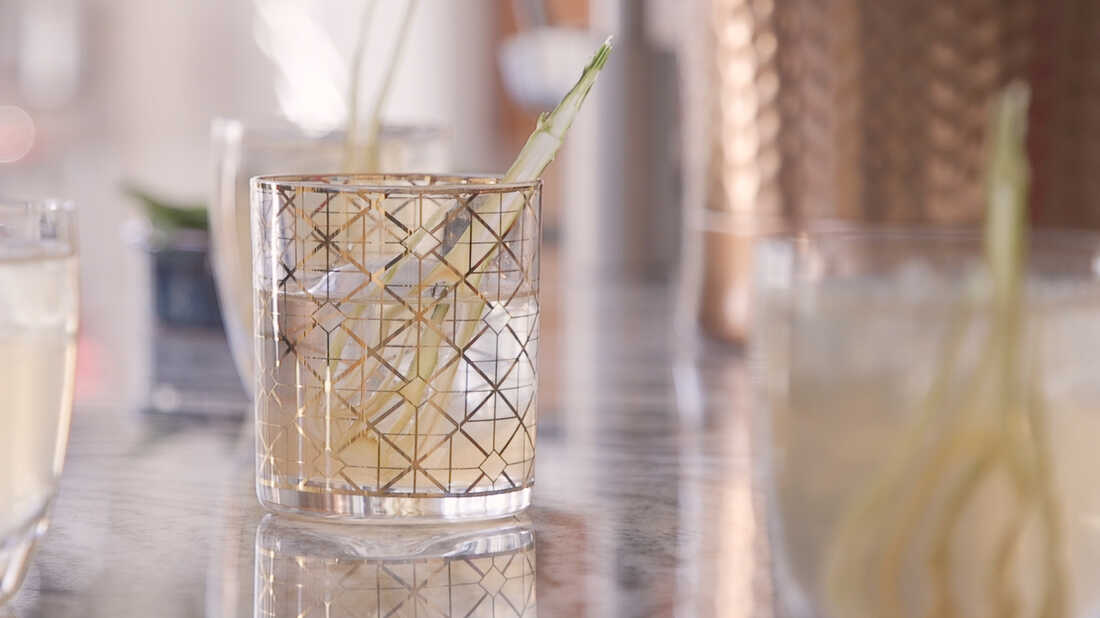 How to make basil fennel tonic water, a savory and complex tonic that works well in low-abv beverages.