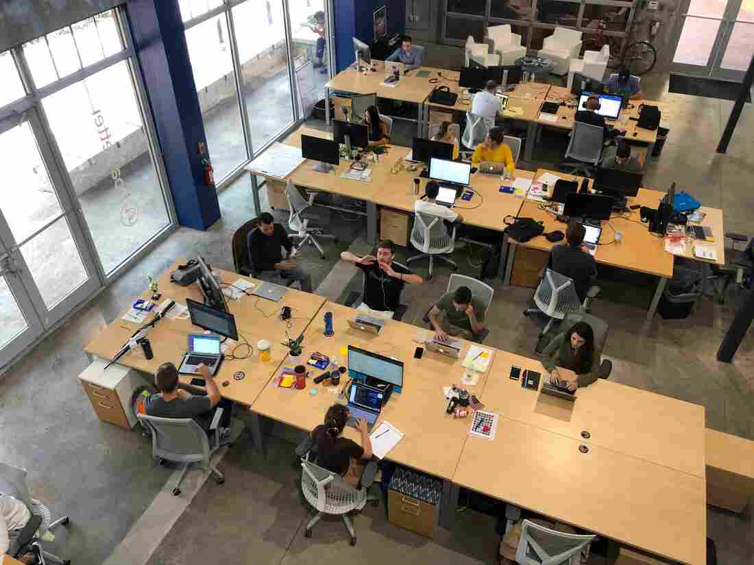 Staff at work in the Boatsetter office, a South Florida based boat-renting tech company. - (Photo by Gianrigo MARLETTA / AFP) (Photo credit should read GIANRIGO MARLETTA/AFP via Getty Images)