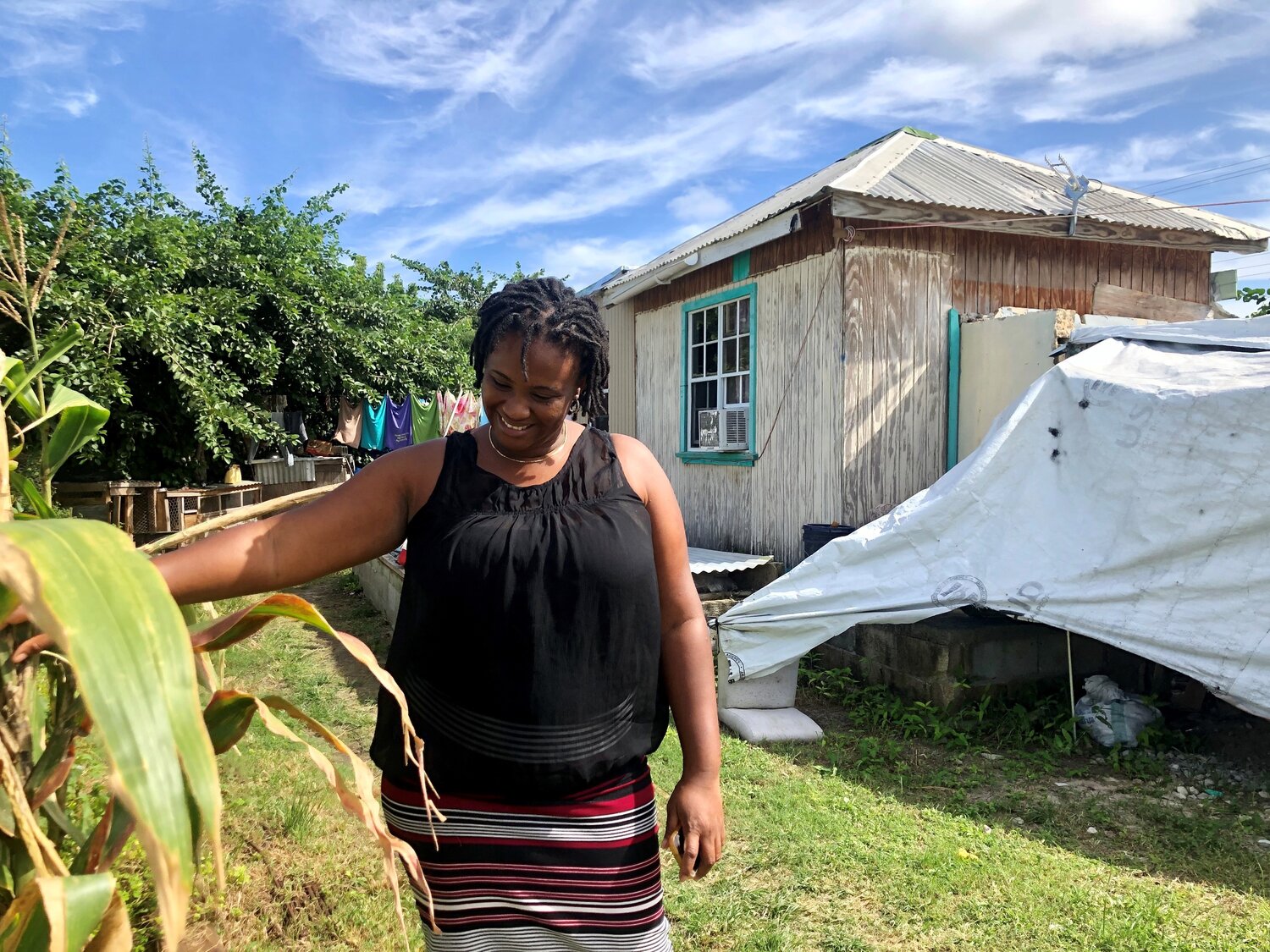 Natalia "Hey Gal" John in Barbuda