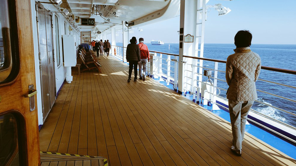 Many passengers aboard the Diamond Princess cruise ship have created online groups to share news and encourage each other. And in some cases, they've formed lasting friendships. (via Twitter)
