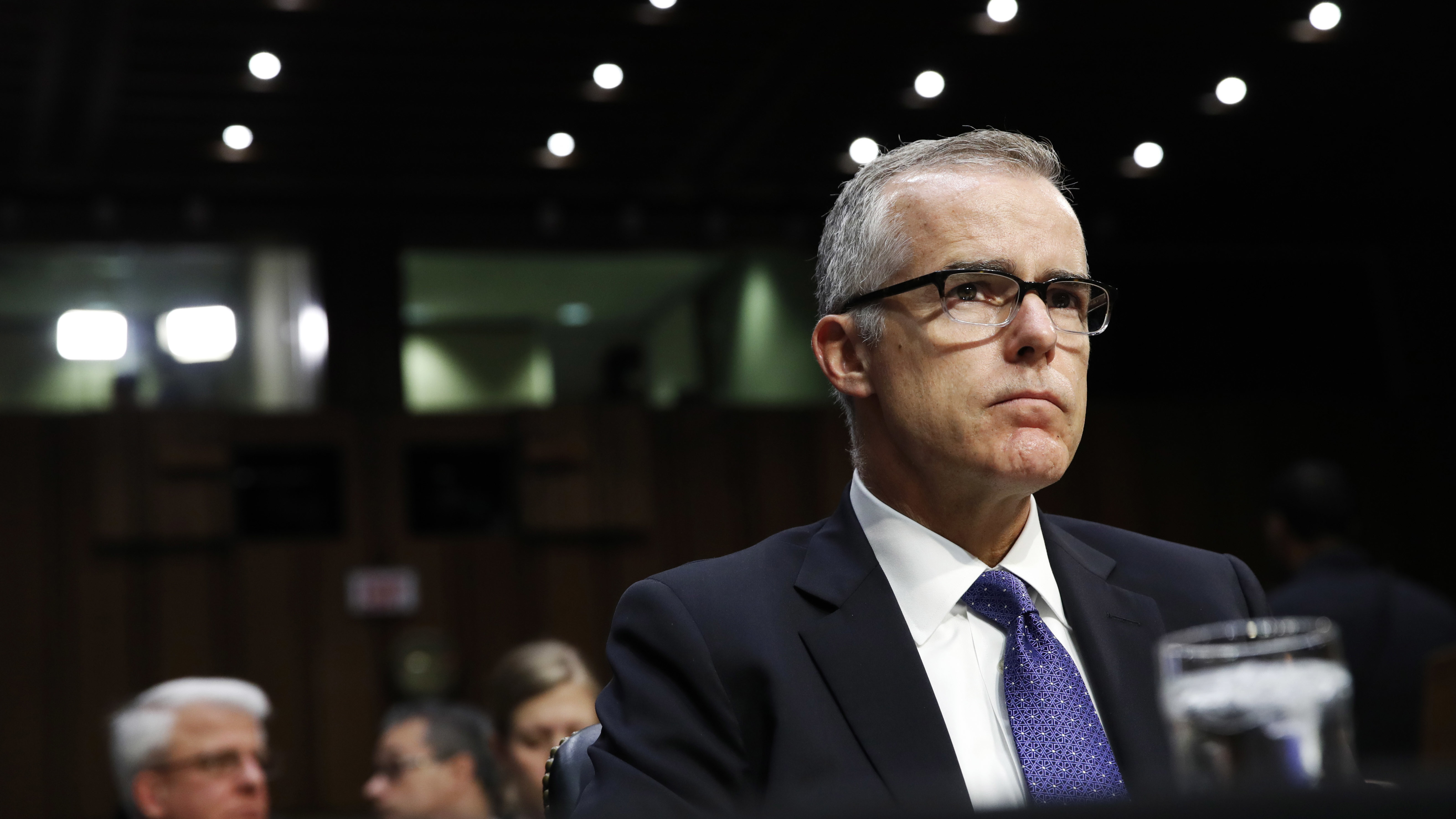 The Justice Department will not charge former FBI Deputy Director Andrew McCabe.