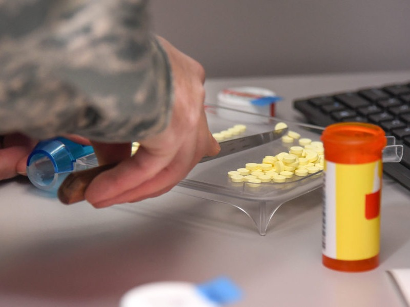 Air Force Pharmacy In Maryland Left Patient Labels On Reused