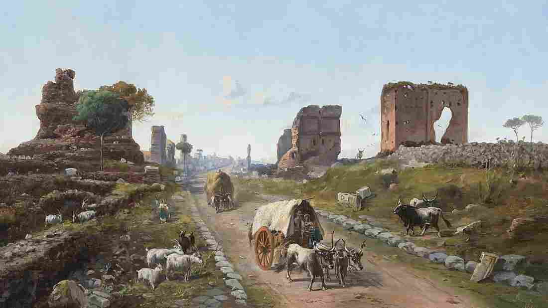 Appia all'altezza del IV Miglio
