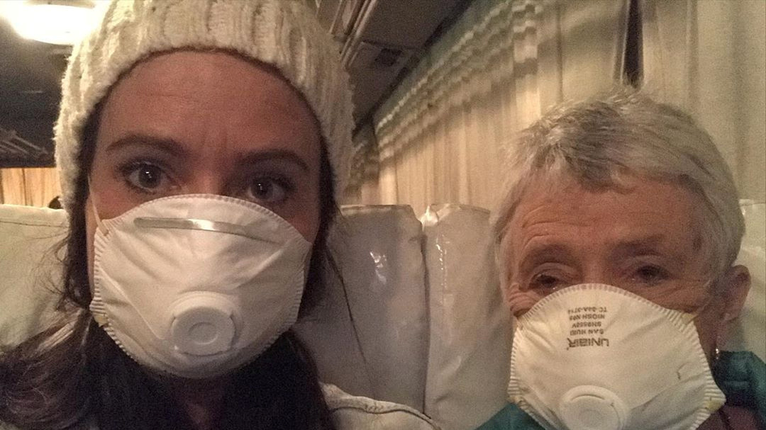 Australians Clare Hedger and her mother are now free from a two-week quarantine on the Diamond Princess cruise ship in Yokohama, Japan. Health officials in Japan are being sharply criticized for their handling of the coronavirus quarantine on the ship. (via Reuters)