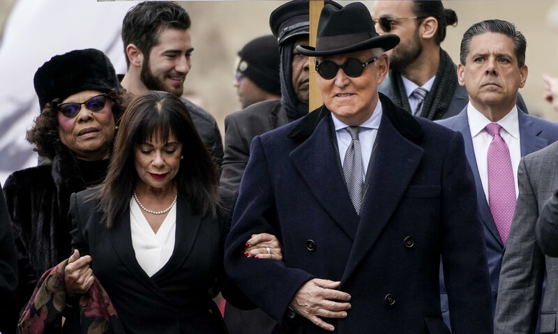 Roger Stone sentenced to 40 months in prison amid Trump complaints against prosecutors