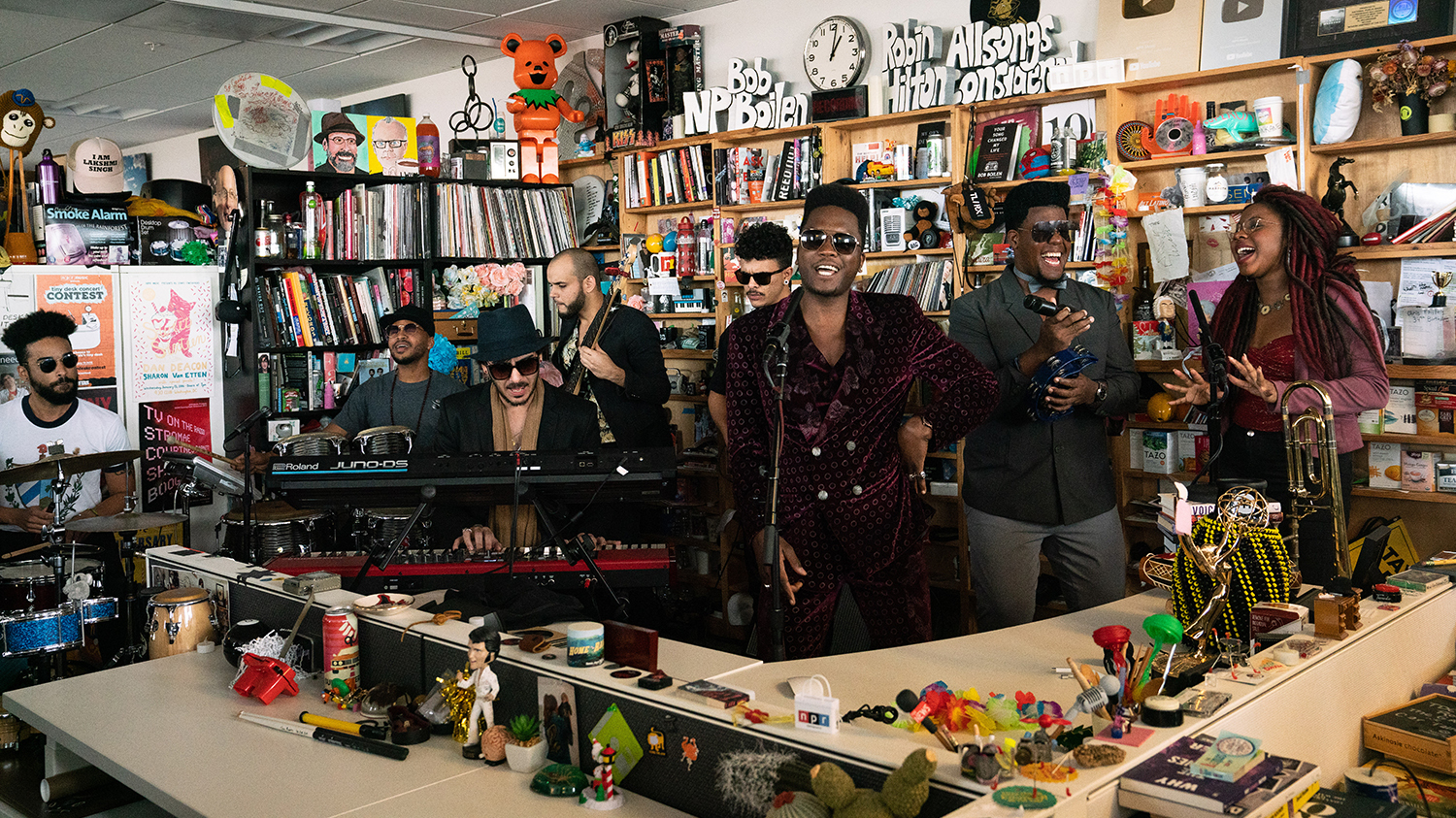 Cimafunk plays a Tiny Desk concert (Laura Beltran Villamizar/NPR). (NPR)