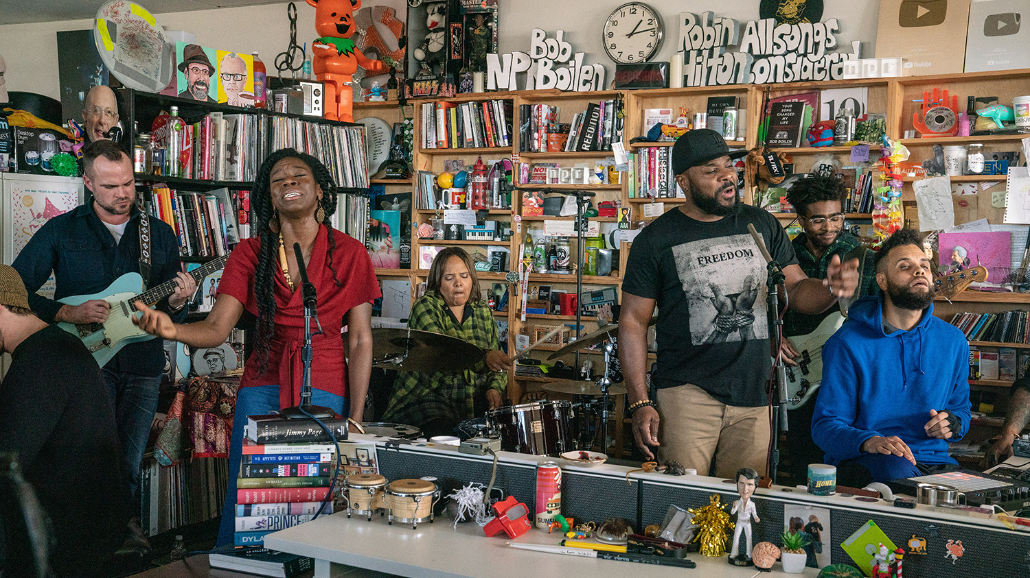 Terri Lyne Carrington + Social Science plays a Tiny Desk Concert (Laura Beltran Villamizar/NPR). (NPR)