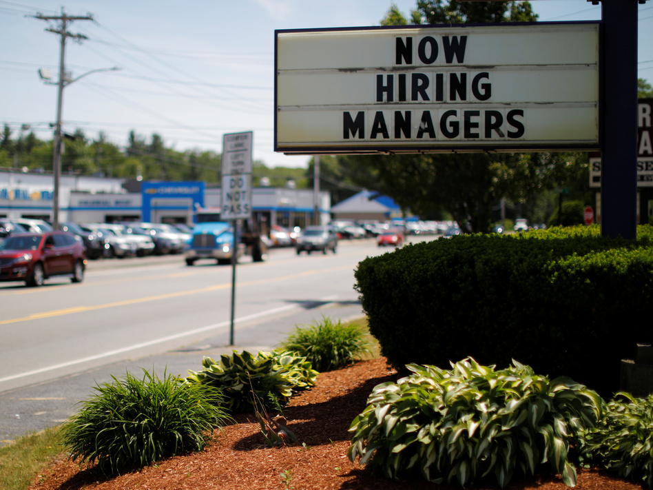 Employers continued to add jobs in February, and the unemployment rate remained near historic lows. (Brian Snyder/Reuters)