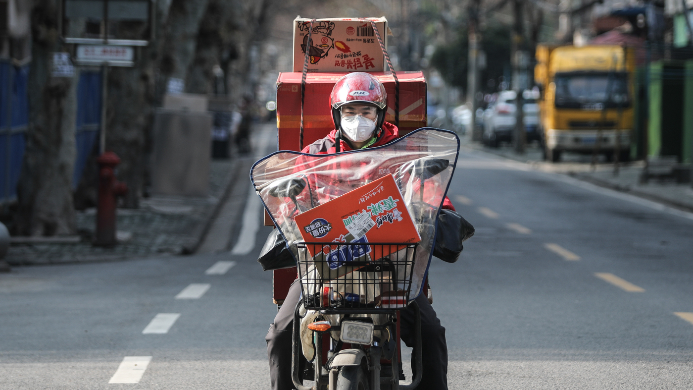 In Wuhan Couriers Deliver Everything From Medical Supplies To