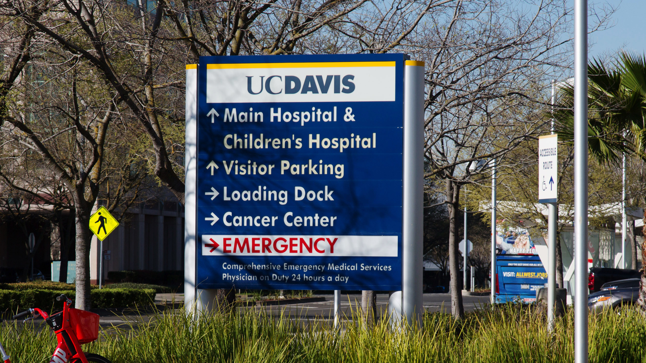 Sacramento County includes the University of California, Davis Medical Center, which housed the first U.S. case of a patient getting the new coronavirus through community spread. (Bloomberg via Getty Images)