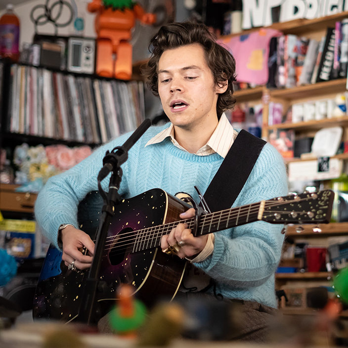 Video Watch Harry Styles Play The Tiny Desk Npr