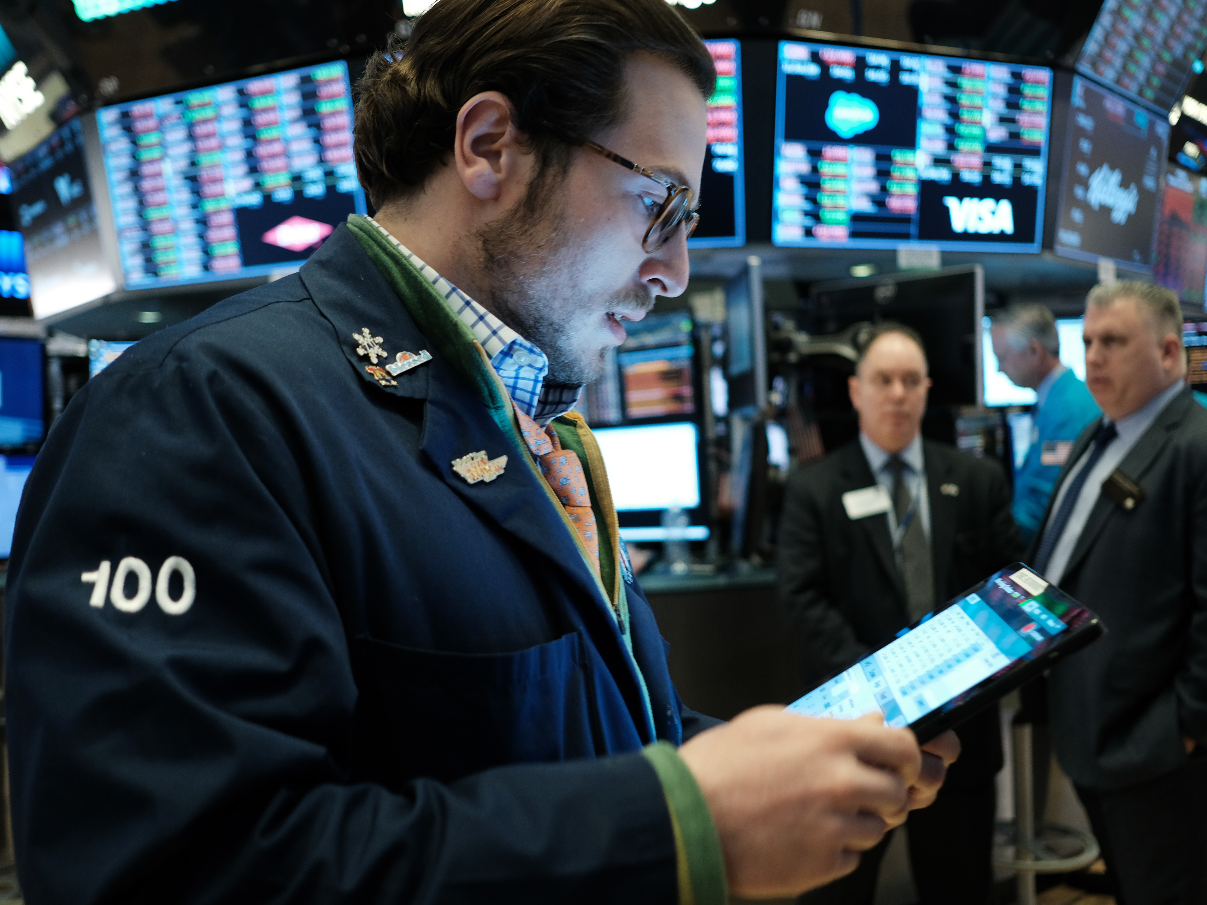 Global financial markets have been gyrating for weeks on increasing fears over the coronavirus pandemic. (Getty Images)