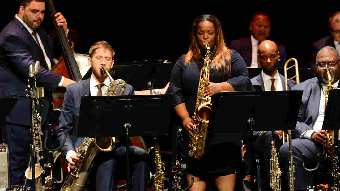 Saxophonist and vocalist Camille Thurman.