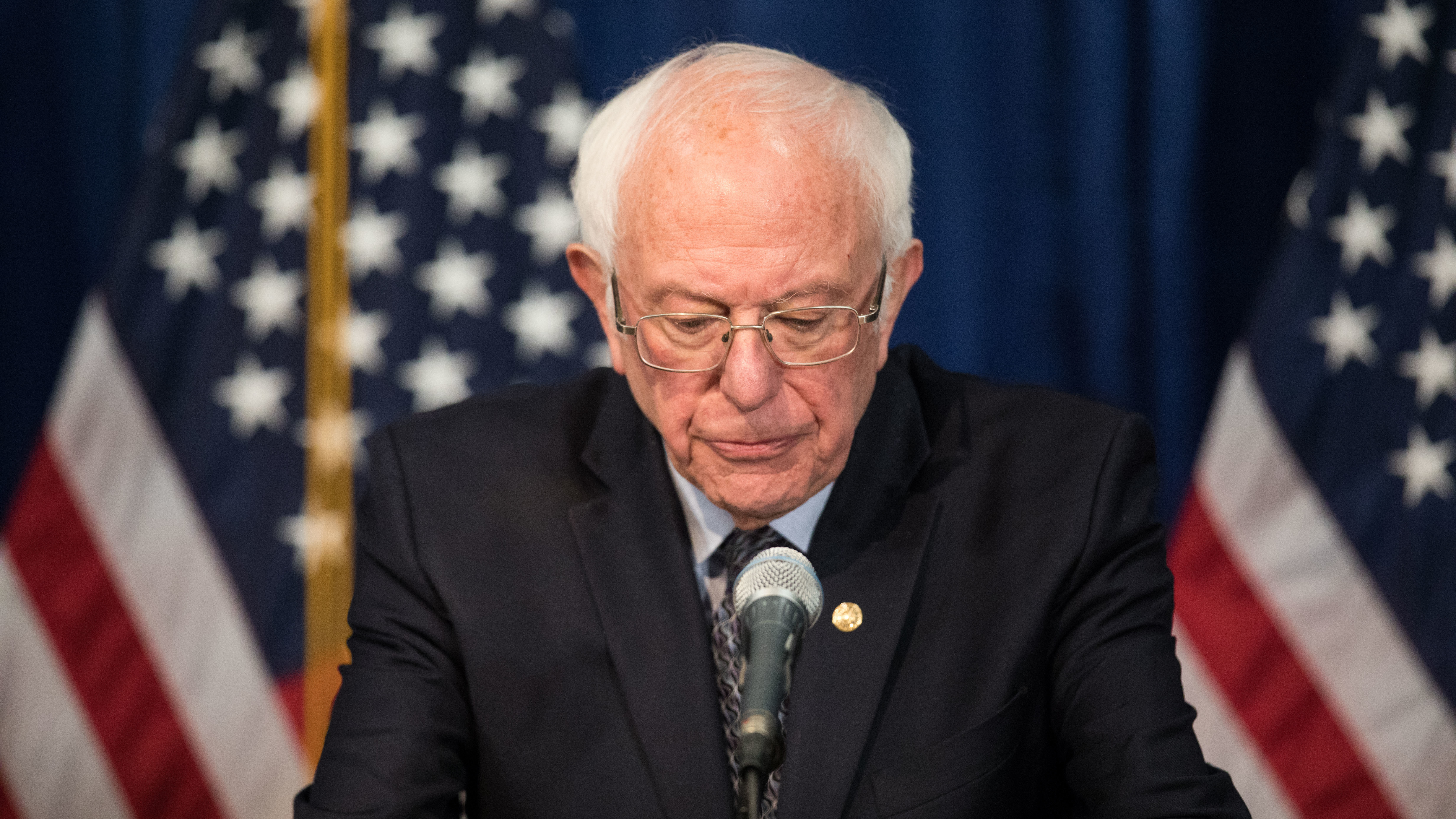 Democratic presidential candidate Sen. Bernie Sanders will &quot;assess&quot; his campaign in the coming days and weeks, according to his campaign manager. He suffered another string of big defeats in primaries on Tuesday. (Getty Images)