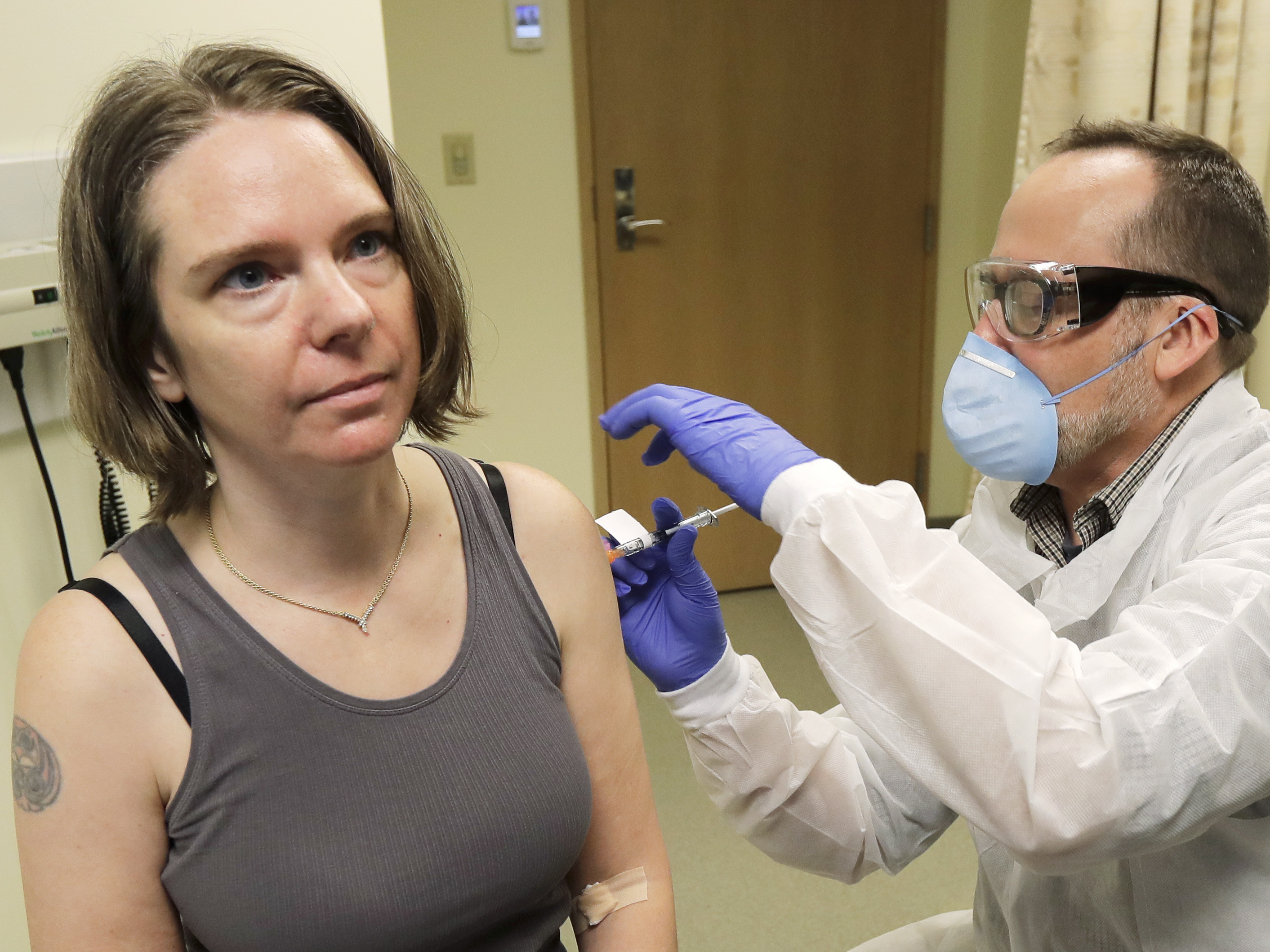 I Wanted To Do Something Says Mother Of 2 Who Is First To Test Coronavirus Vaccine Npr [ 2119 x 2825 Pixel ]