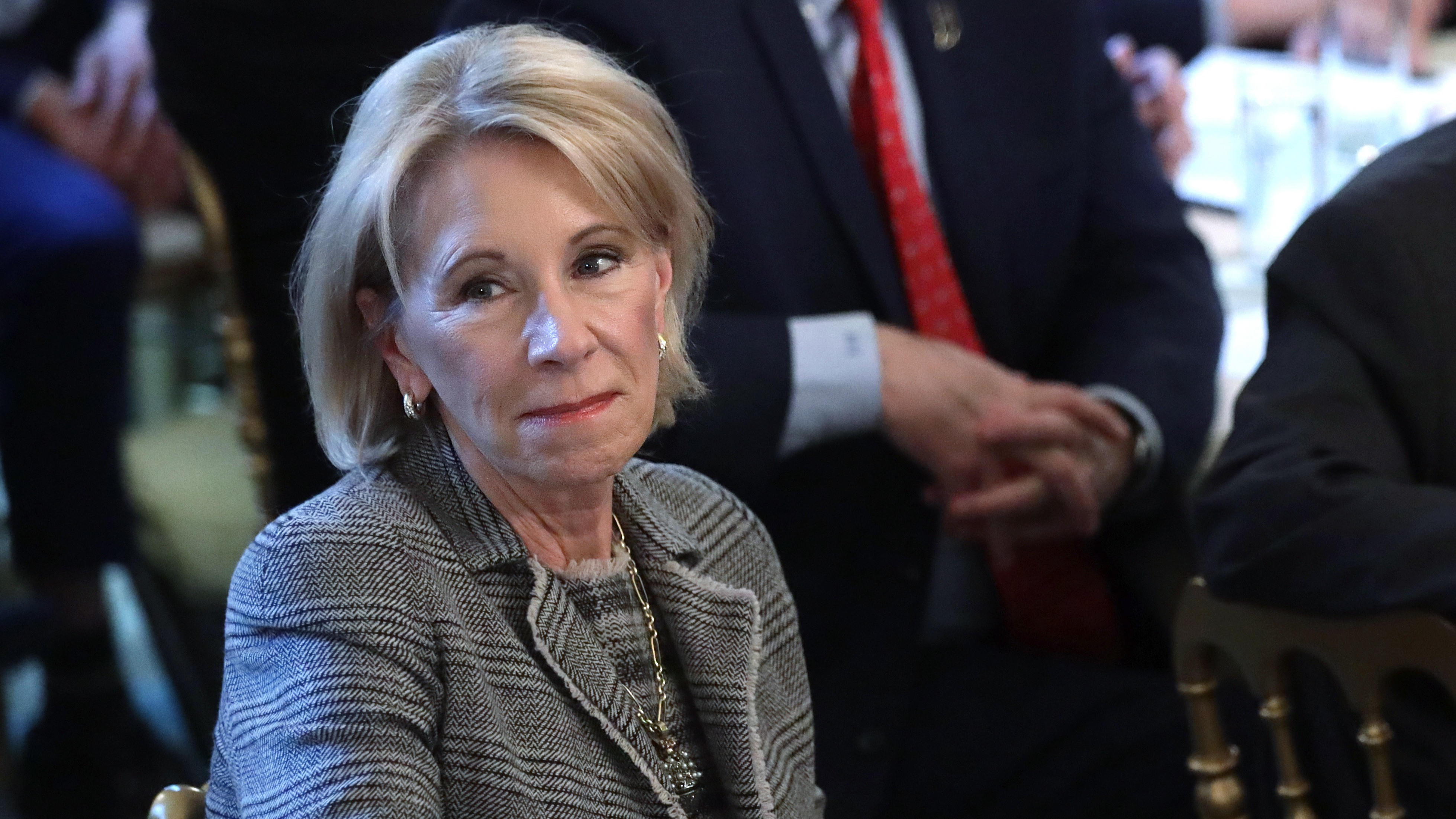 As classes move online, many schools fear students with disabilities could be left behind, in violation of federal laws. The Education Department calls this reading of the law &quot;a serious misunderstanding.&quot; (Getty Images)