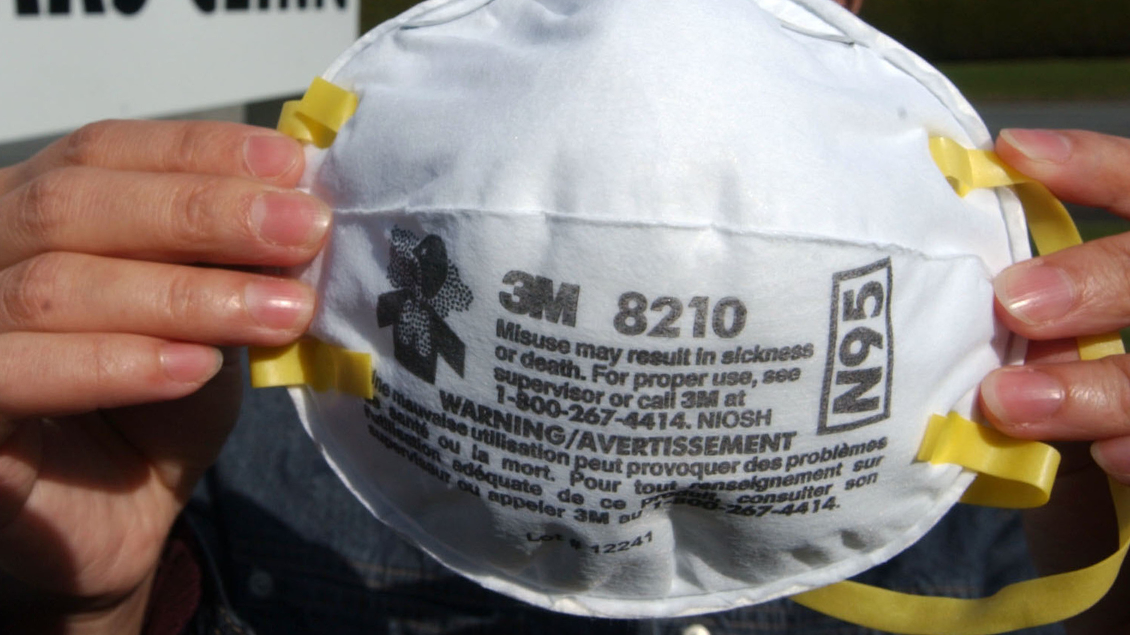 N95 masks are used both as dust masks and as medical equipment. (Getty Images)