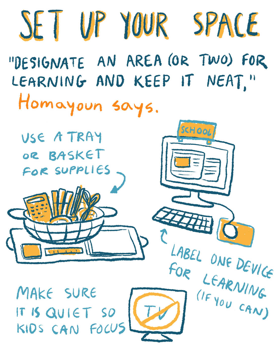 Set up your space