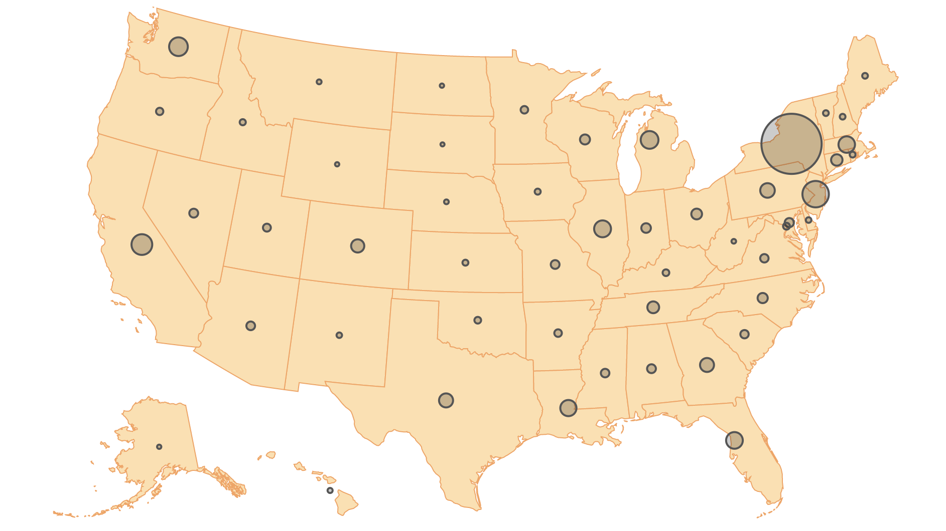 Map How Many Cases Of Coronavirus Are There In Each U.S. State