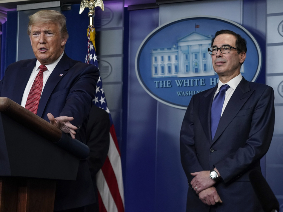 Treasury Secretary Steven Mnuchin previously estimated that payments to qualifying Americans would go out by mid-April. (Drew Angerer/Getty Images)