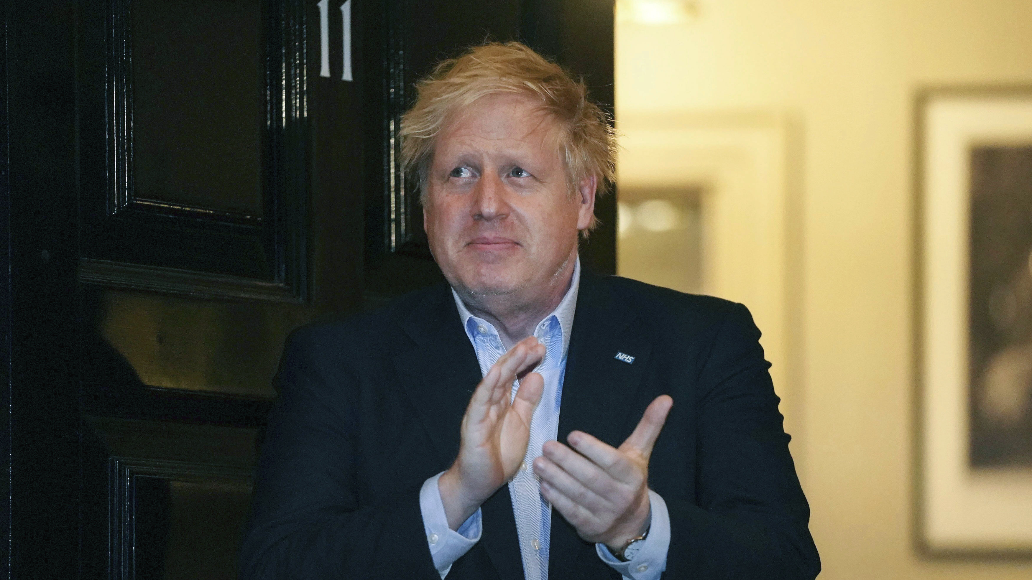 U.K. Prime Minister Boris Johnson, shown here in a handout photo from earlier this month, has reportedly been moved to intensive care at a London hospital.