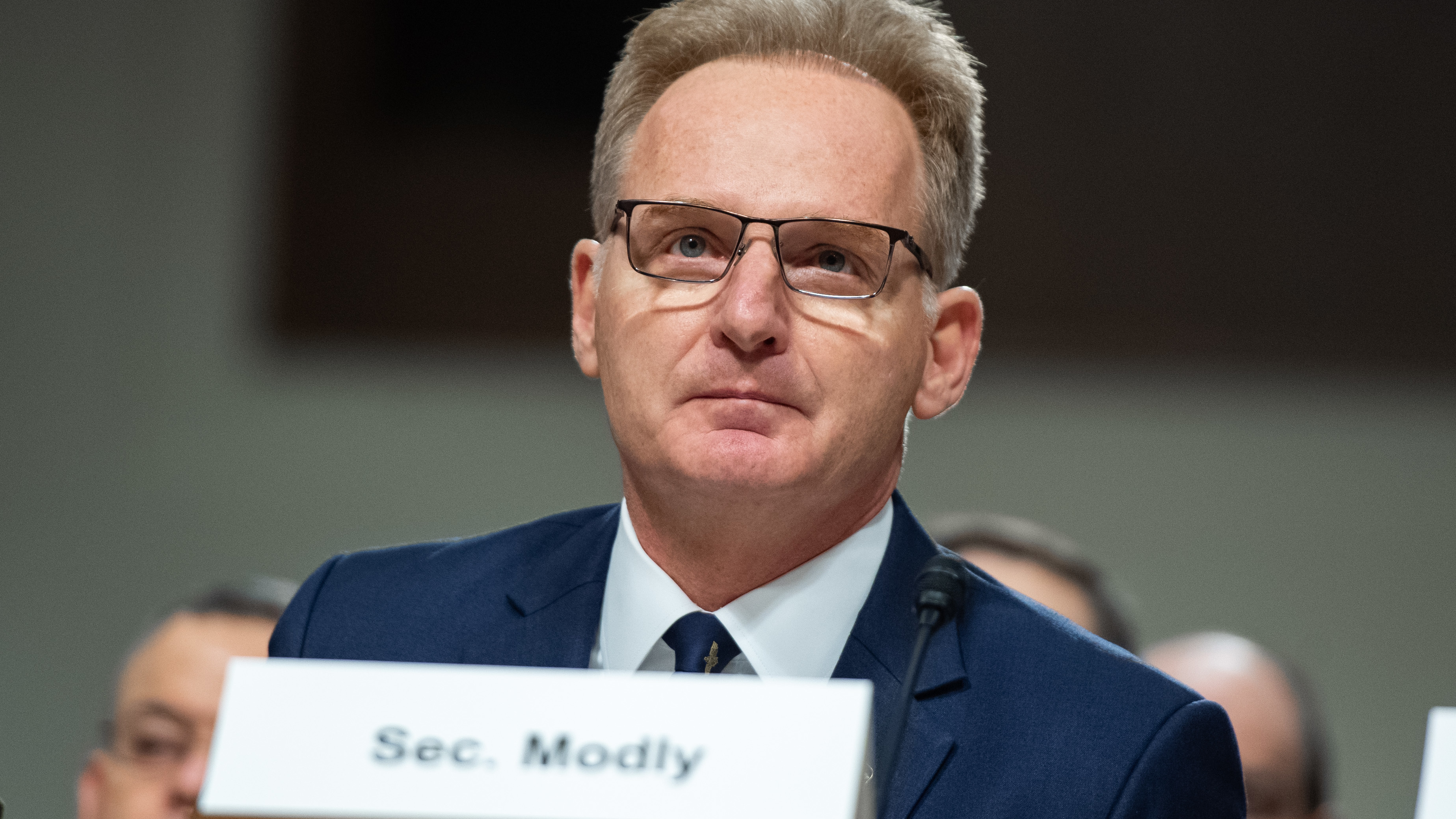 Acting Secretary of the Navy Thomas Modly testifies at a Senate hearing on Dec. 3.