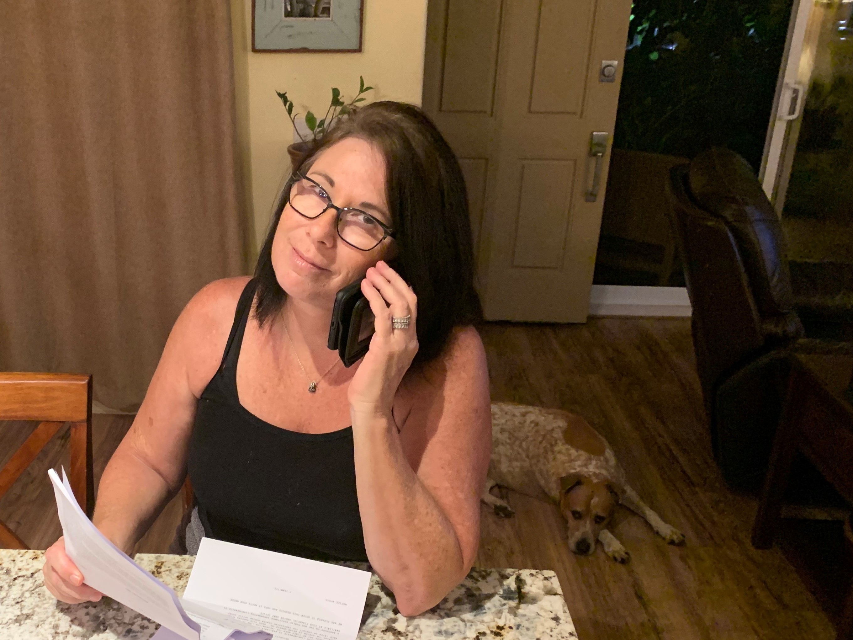 Julia Hansen says her lender, Freedom Mortgage, told her that to get federally mandated help, she'd have to make an $8,000 payment in three months or &quot;go into foreclosure.&quot; (Courtesy of Peter Hansen)