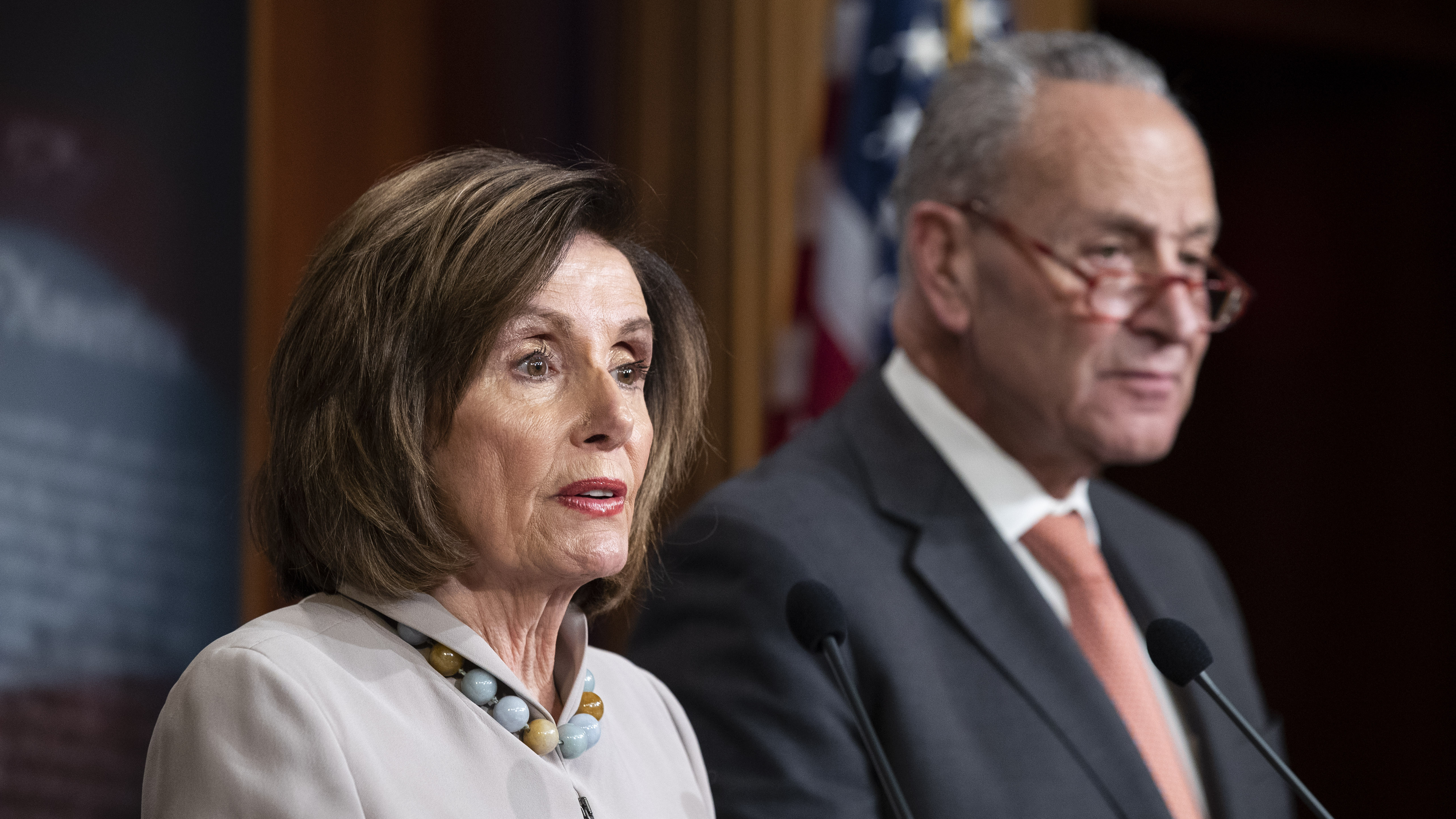 House Speaker Nancy Pelosi and Senate Minority Leader Chuck Schumer on Wednesday released a list of additional items they believe need to be included in the next emergency relief package to respond to the coronavirus.