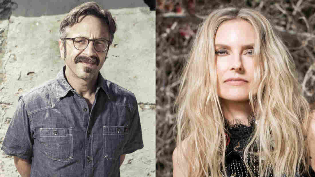 Comedian Marc Maron and musician Aimee Mann join Ask Me Another.