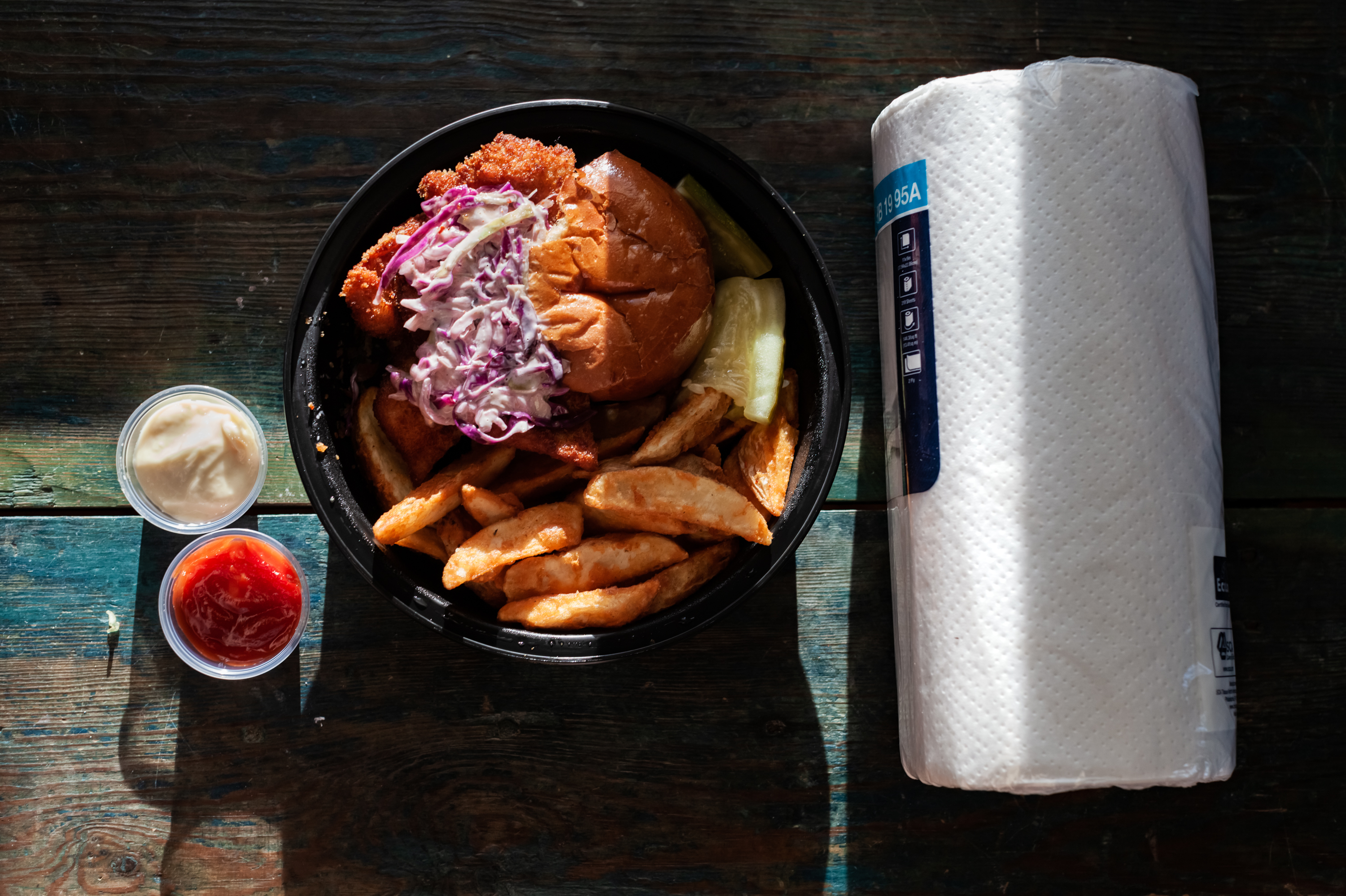 A growing number of restaurants are offering produce, dry goods and pantry staples to customers, in addition to their normal menu items. It helps customers buy essential items, provides restaurants with a source of revenue and addresses a sudden disconnect in America's food supply chains. (Max Posner/NPR)